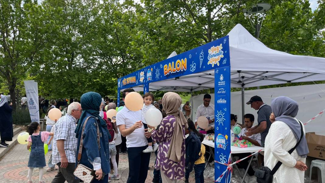 Selçuklu’da karne sevinci şenliğe dönüştü! Yüzlerce çocuk akın etti 25